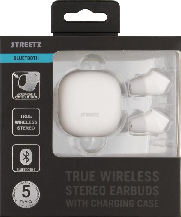 Produktbild Deltaco TWS-0002 headphones/headset In-ear Bluetooth White (Kabellos)