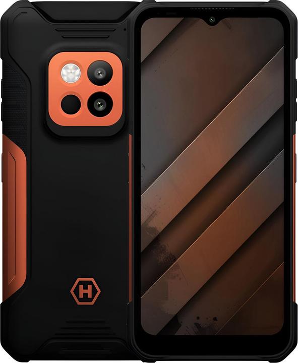 Produktbild Myphone Construction 2 Thermal 5G (256 GB, Schwarz / Orange, 6.58", 108 Mpx, 5G)