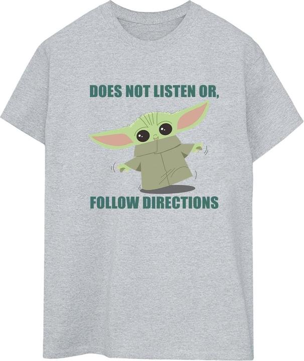 Produktbild Star Wars The Mandalorian Grogu Does Not Listen TShirt (L)