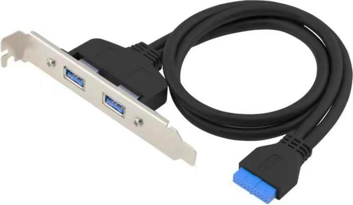 Conceptronic PCI Express Card 19 Pin Dual USB-A Ports bw