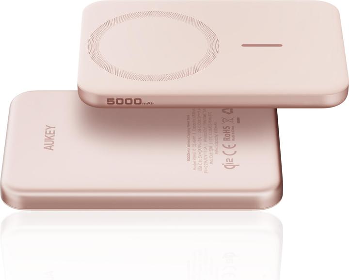 Actual product image Aukey MAG FUSION SLIM - Powerbank (5000 mAh, 18 W, 18 Wh)