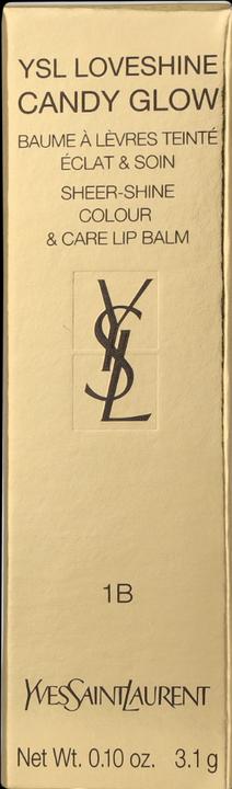 Image du produit Yves Saint Laurent YSL LOVESHINE CANDY GLOW Baume à lèvres #1B 1 u (Sticks de soin)