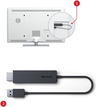Immagine prodotto Microsoft Adattatore per display wireless (Win 8.1 Pro, Win 8.1)