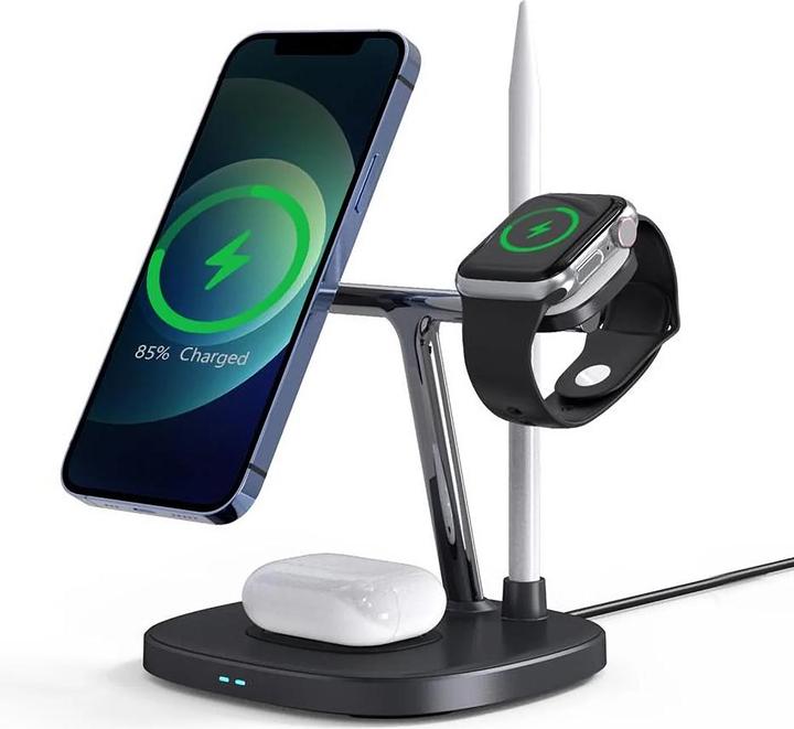 Produktbild Choetech 15W 4 in 1 Wireless LadegerÃ¤t Halterung Magsafe T583 F (15 W)