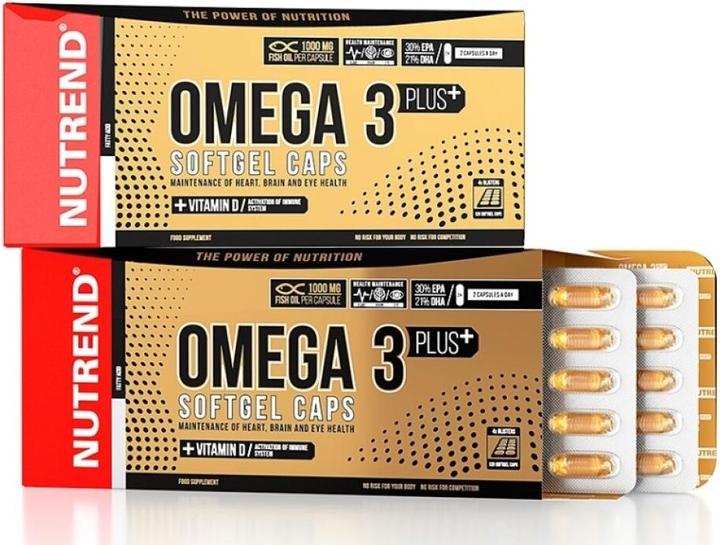 Produktbild Nutrend Omega 3 Plus (120 Stück, Kapseln)