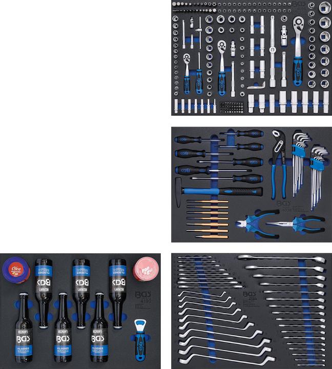 Produktbild BGS Werkstattwagen 8 Schubladen mit 263 Werkzeugen (263 x)
