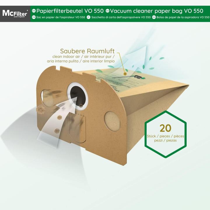 Produktbild Mc Filter Staubsauger-Set