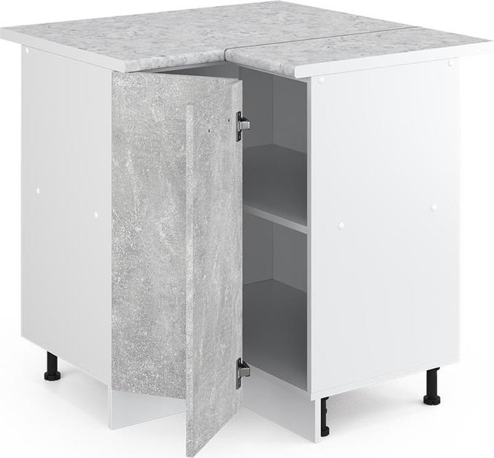 Produktbild Vicco Eckschrank für Haushaltsgegenstände R-Line (75.5 x 60 x 81.5 cm)