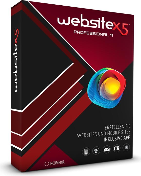 Produktbild WebSite X5 Professional v11