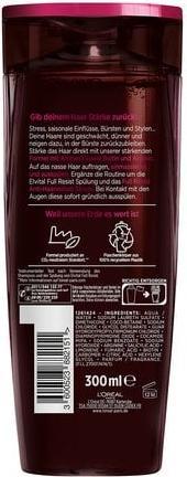 Actual product image L'Oréal Paris Full Resist Strengthening Restorative Shampoo (300 ml, Liquid shampoo)