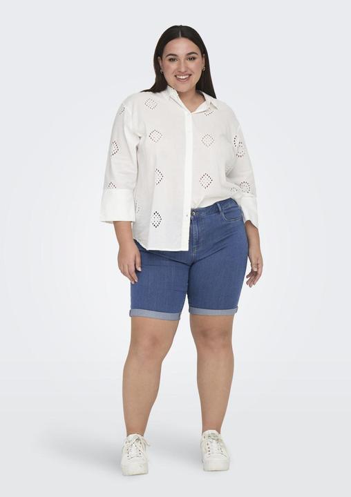 Actual product image Only Curvy Thunder Reg Long Jean Shorts (42)