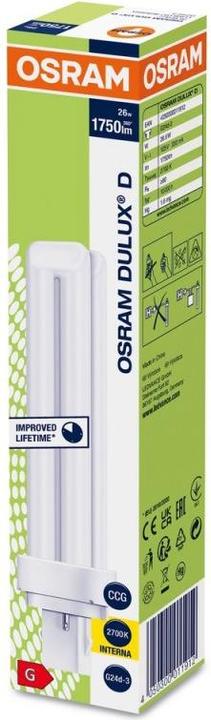 Produktbild Osram Dulux (G24d-3, 26 W, 1800 lm, 1 x, G)