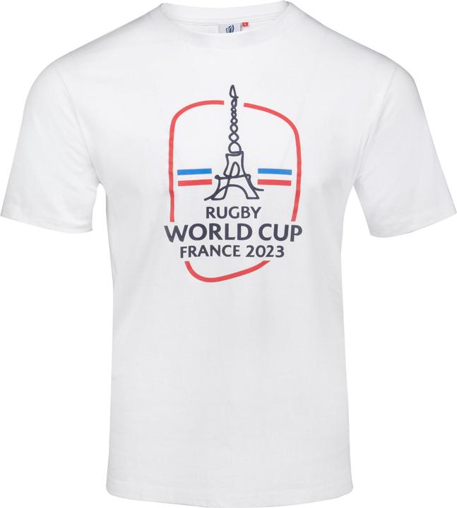 Sportfolio t-hirt rugby weltmeiterchaft von frankreich 2023 eiffelturm (S)