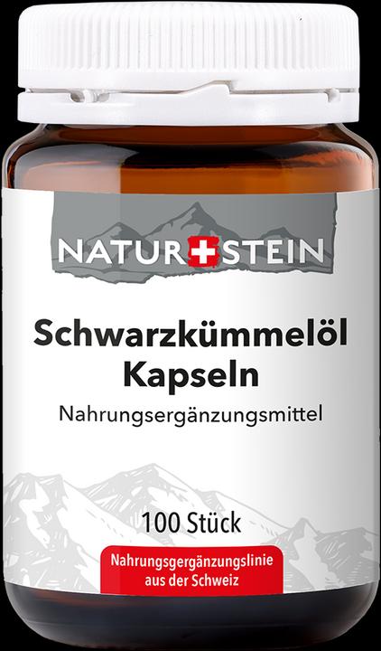 Produktbild Naturstein Schwarzkümmelöl (100 Stück, Kapseln, 173 g)