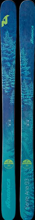 Image du produit Nordica Ski Santa Ana 93 2019 (170 cm, Sans reliure)