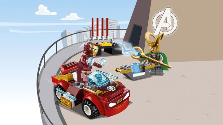 Produktbild LEGO Juniors Iron Man gegen Loki (10721, LEGO Marvel)
