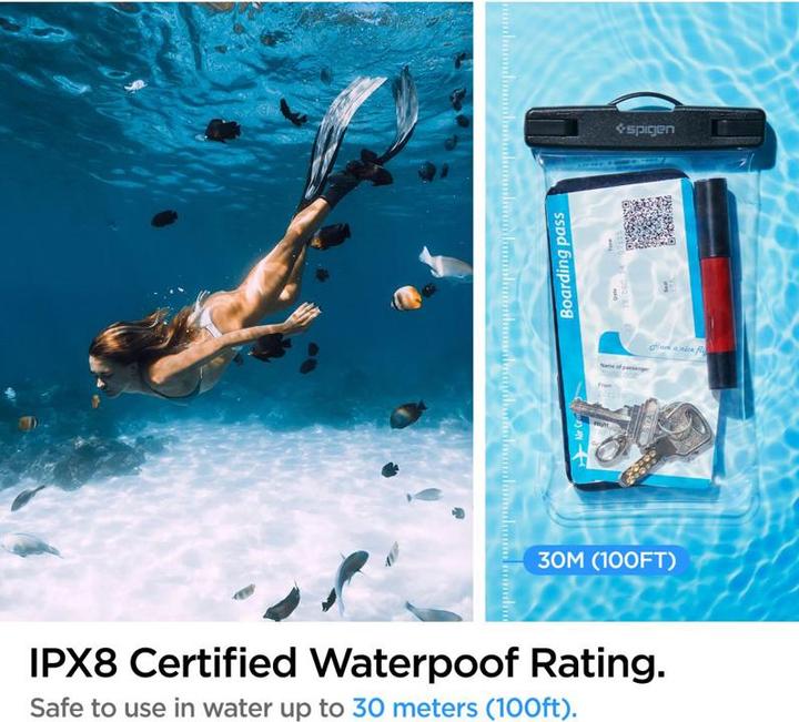 Produktbild Spigen A601 UNIVERSAL WASSERDICHTES GEHÄUSE KRISTALLKLAR (Universal)