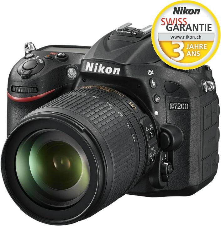 Image du produit Nikon Kit D7200 (18 - 105 mm, 24.20 Mpx, APS-C / DX)