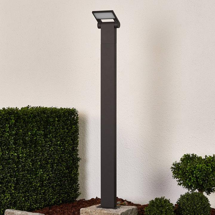 Produktbild Lucande Marius LED Garten Leuchte H100 Graphite (600 lm, IP54)