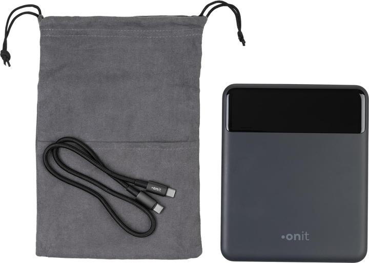 Actual product image Onit Powerbank Pro Slim 20000 mAh PD (20000 mAh, 100 W, 74 Wh)