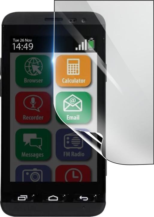 Actual product image 3MK Hydrogel screen protector for Thomson Serea 405 (1 Piece, Universal)