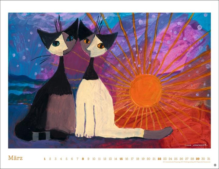 Produktbild Rosina Wachtmeister Posterkalender 2026 (44 x 34 cm, Harter Einband, Deutsch)