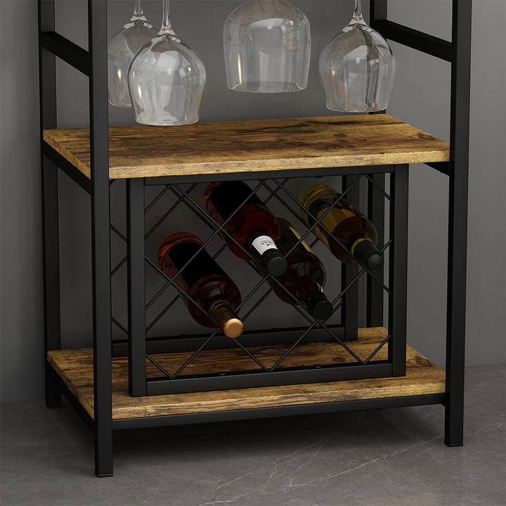 Produktbild Vichy Weinregal Vela, Eiche rustikal, 50 x 100 cm mit Glashalter (8 Fl.)