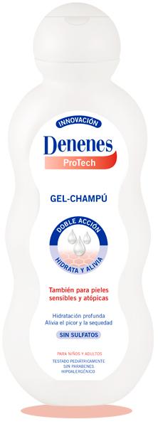 Actual product image Denenes Shower Gel Shampoo Atopic Skin 600 ml + 100 ml (600 ml)