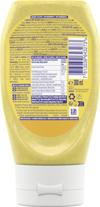 Produktbild THOMY Curry Sauce Squeeze (340 g)
