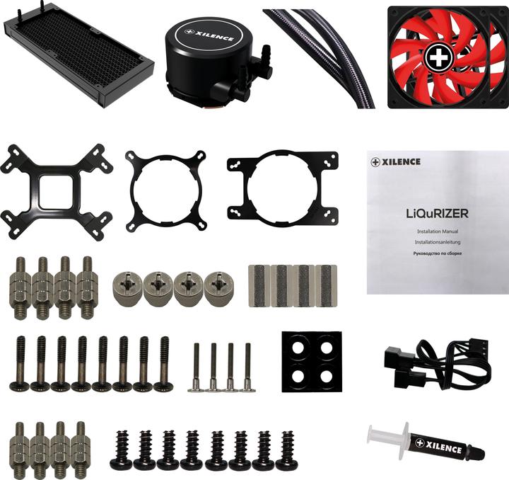 Actual product image Xilence WAK LiQuRizer LQ240 Water Cooling XC975