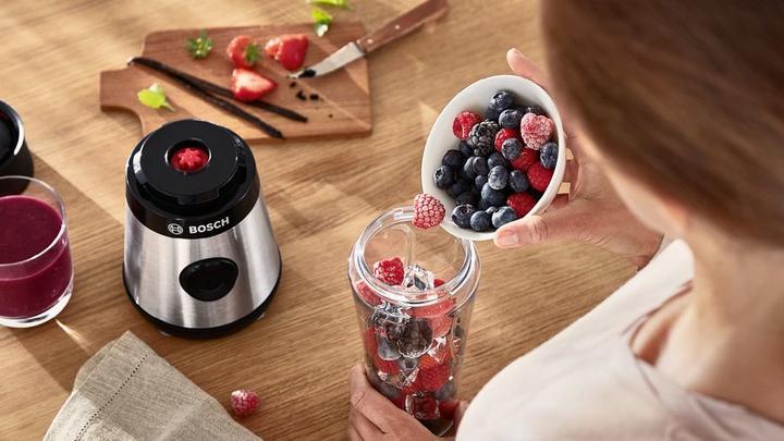 Actual product image Bosch Hausgeräte MMB2111M VitaPower Blender, 450 W, Stainless Steel (450 W)