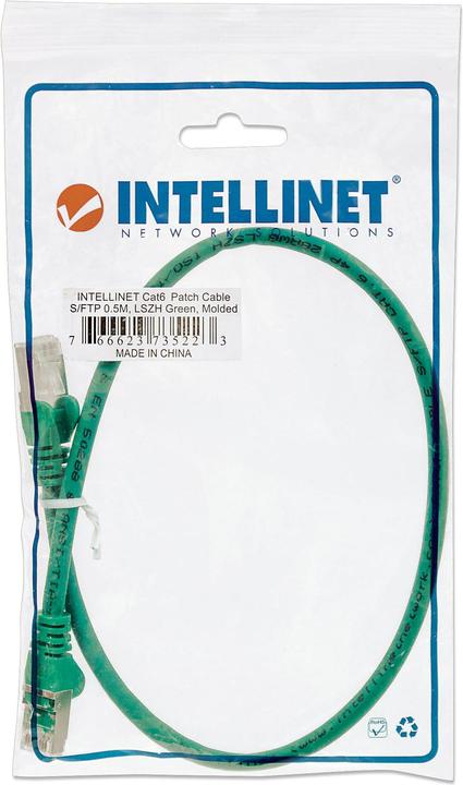 Actual product image Intellinet Patch cable (S/FTP, CAT5e, 3 m)