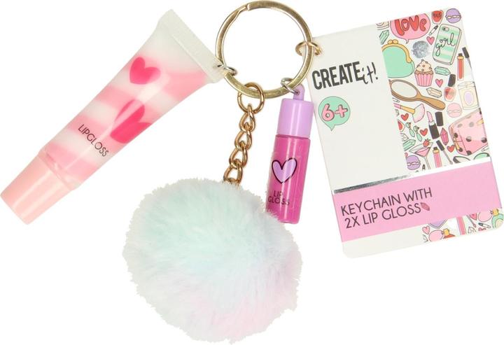 Actual product image Create It! Lip gloss keyring set