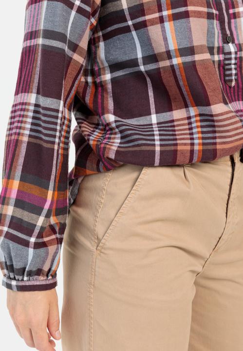 Actual product image Camel Active Check blouse with stand-up collar (L)