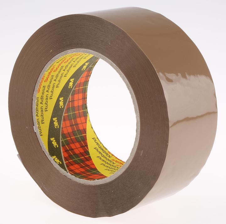 Produktbild 3M SCOTCH 313 Paketband, BOPP-Folie braun, Stärke 0.07mm, 50mm x 100m (50 mm)