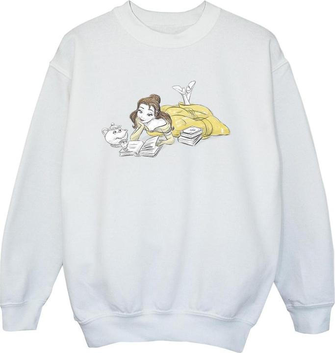 Disney Beauty And The Beast Belle Reading Sweatshirt Jungen