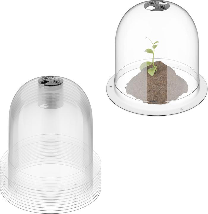 Produktbild Relaxdays Anzuchthaube Glocke 10er Set