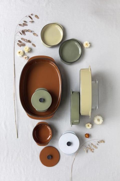 Actual product image Revol Caractere Casserole With Lid 25cl Cinnamon (12 cm)
