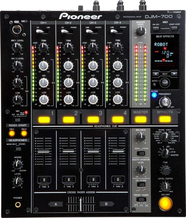 Image du produit Pioneer DJM-700 Noir (Clubmixer)