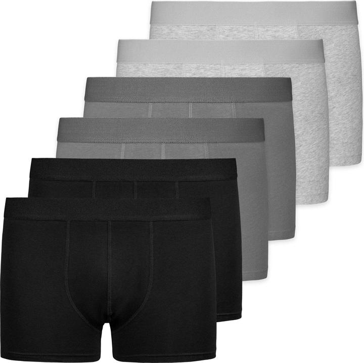 Snocks Boxershorts ohne Logo (4XL, 6er Pack)