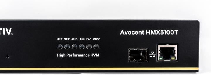 Actual product image Vertiv Avocent HMX TX single DVI-D USB audio SFP- transmitter