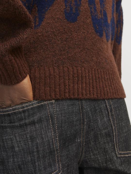 Actual product image Jack & Jones Jorollie Knit Crew Neck Styd Aw24 (XXL)