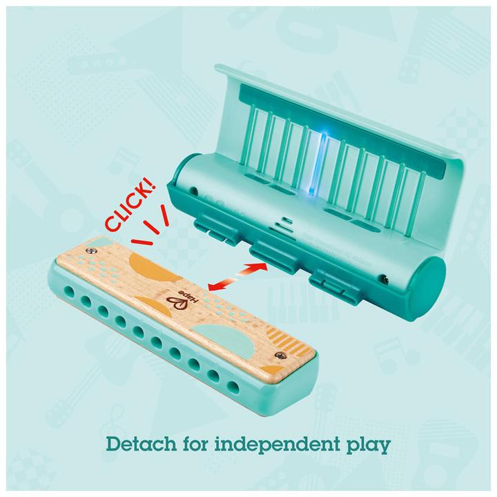 Actual product image Hape Bright learning harmonica (English, German)