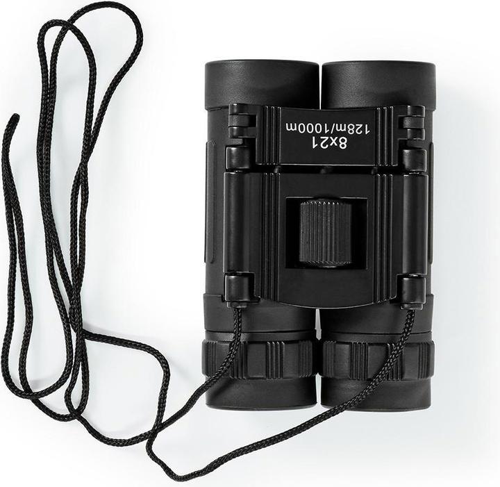 Produktbild Nedis SCBI1000BK Fernglas Vergrösserung: 8 Objektivdurchmesser: 21 mm Augenabstand: 10,5 Sichtfeld: 1 (8 x, 21 mm)