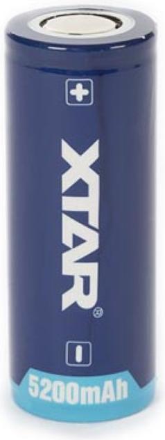 Actual product image Xtar LI-ION 3.6 V - 5200 mAh - 26650