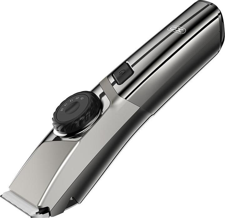 Actual product image xO cordless hair clipper CF16 with digital display tarnish