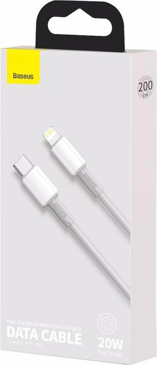 Actual product image Baseus USB C – Lightning (2 m, USB 2.0)