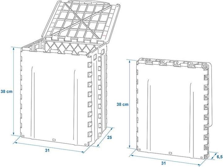 Produktbild ProPlus Abfalleimer faltbar (30 l)