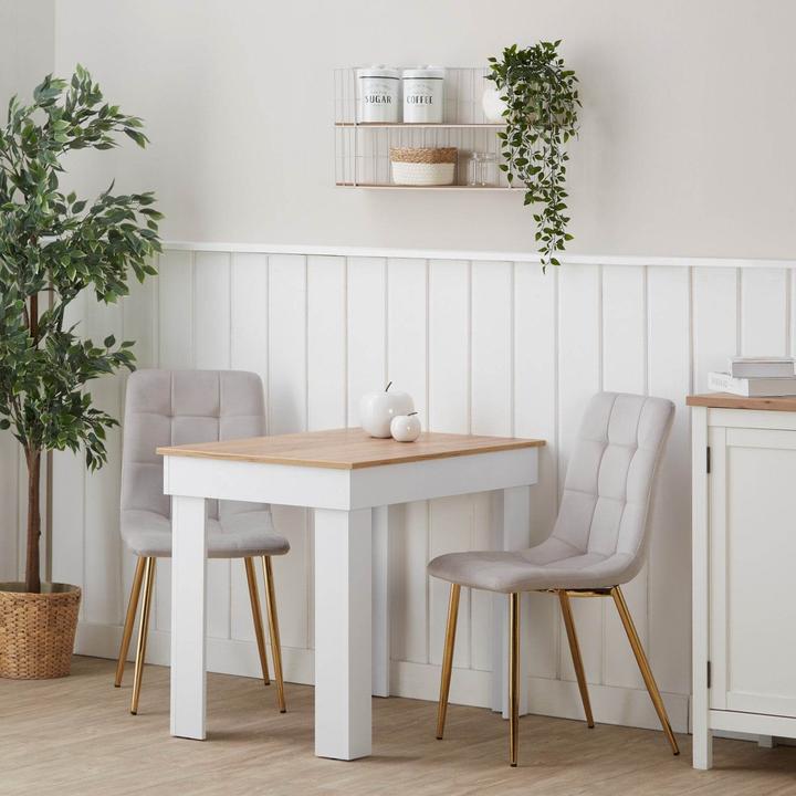 Image du produit Homestyle4u Table de salle à manger avec 2 chaises Set