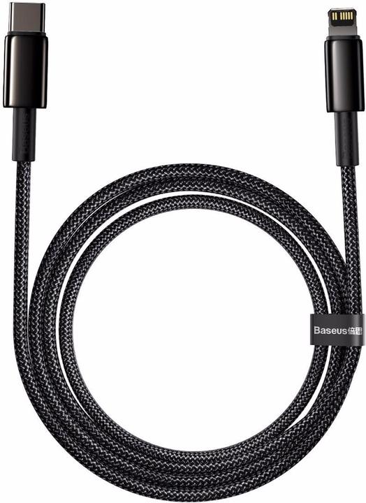 Productafbeelding Baseus USB 2.0 Kabel Tungsten Goud 20W PD USB C - Lightning 2 m (2 m, USB 2.0, 20 W)